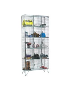 5 Door Express Delivery Mesh Locker Nest of 3
