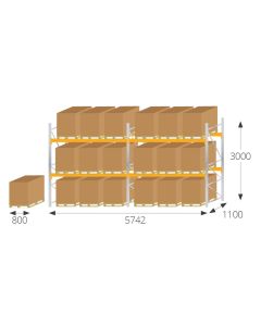 Fast Delivery Pallet Racking Kit For 18 Pallets