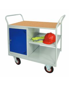 QMP Maintenance Trolley - Cupboard & Shelf