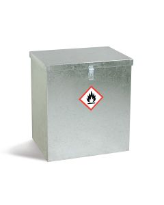 Galvanised Flammable Bin