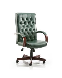 Chesterfield Leather Executive Office Chair