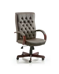 Chesterfield Leather Executive Office Chair