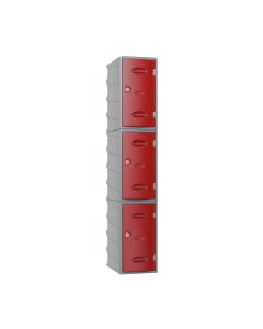 Pure 3 Door Plastic Locker