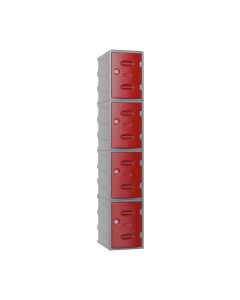 Pure 4 Door Plastic Locker