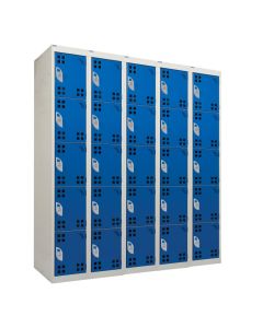 QMP Power Tool Charging Lockers - Perforated Door