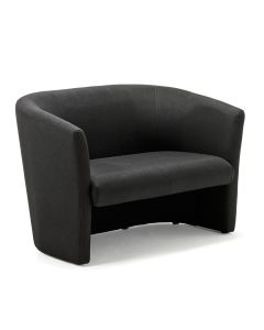 Neo Twin Tub Chair - Black Fabric