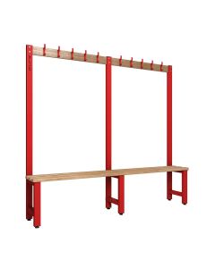 Pure Adult 1500W Cloakroom Bench Timber Slats