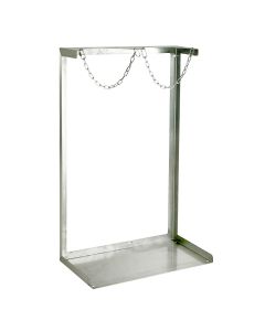 Economy Outdoor Static Cylinder Floor Stands Stainless Steel