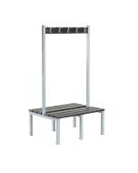 Double Sided Hook Bench - Recycled Plastic Slats
