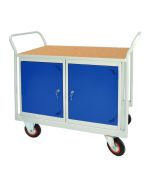QMP Maintenance Trolley - Double Cupboard