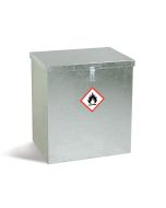 Galvanised Flammable Bin