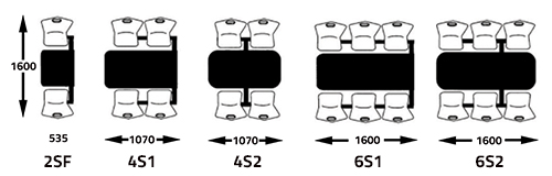 Chester Canteen Seating Configuration